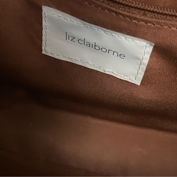 LIZ Claiborne Gold  faux croc shoulder bag - Picture 7 of 10